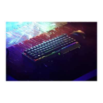 Razer BlackWidow V3 Mini HyperSpeed Mechanical Gaming Keyboard, RGB LED light, US, Wireless, Black, Green Switch