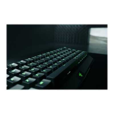 Razer BlackWidow V3 Mini HyperSpeed Mechanical Gaming Keyboard, RGB LED light, US, Wireless, Black, Green Switch