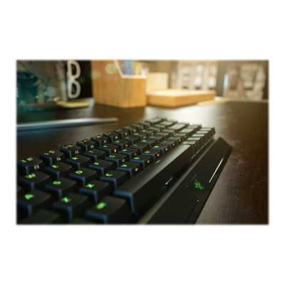 Razer BlackWidow V3 Mini HyperSpeed Mechanical Gaming Keyboard, RGB LED light, US, Wireless, Black, Green Switch