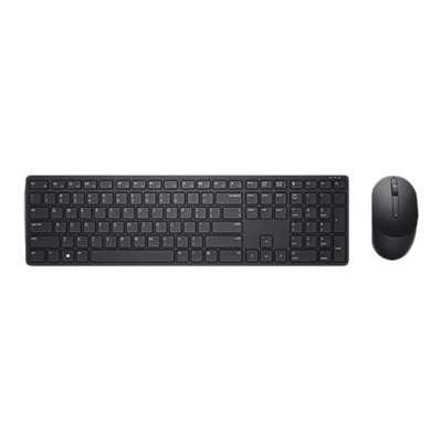 Dell Pro Keyboard and Mouse (RTL BOX) KM5221W Keyboard and Mouse Set, Wireless, Batteries included, US, Black