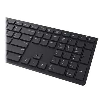 Dell Pro Keyboard and Mouse (RTL BOX) KM5221W Keyboard and Mouse Set, Wireless, Batteries included, US, Black