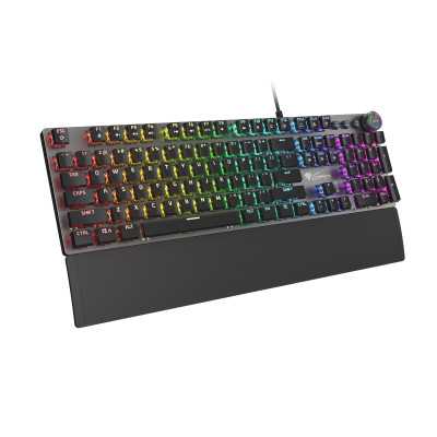 Genesis THOR 400 RGB Gaming keyboard, RGB LED light, US, Black/Slate, Wired