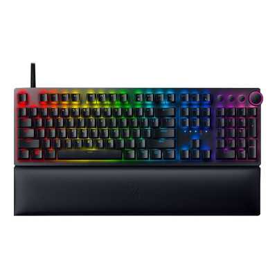 Razer Huntsman V2 Optical Gaming Keyboard RGB LED light, US, Wired, Black, Linear Red Switch, Numeric keypad