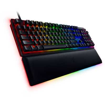 Razer Huntsman V2 Optical Gaming Keyboard RGB LED light, US, Wired, Black, Linear Red Switch, Numeric keypad