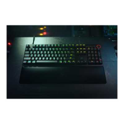 Razer Huntsman V2 Optical Gaming Keyboard Gaming keyboard, RGB LED light, US, Wired, Black, Clicky Purple Switch, Numeric keypad