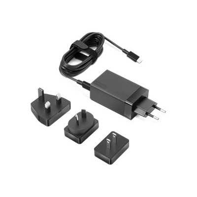 Lenovo Travel Adapter USB-C AC Black, 65 W