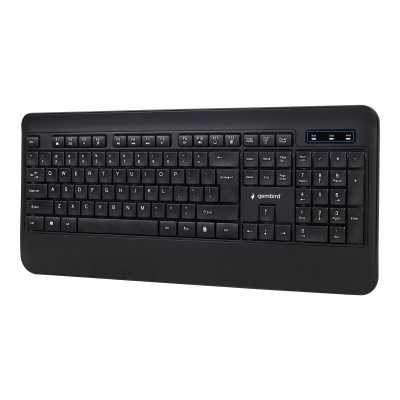 Gembird Multimedia Keyboard KB-UML-03 Wired, US, Black