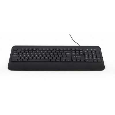 Gembird Multimedia Keyboard KB-UML-03 Wired, US, Black