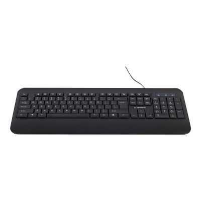 Gembird Multimedia Keyboard KB-UML-03 Wired, US, Black