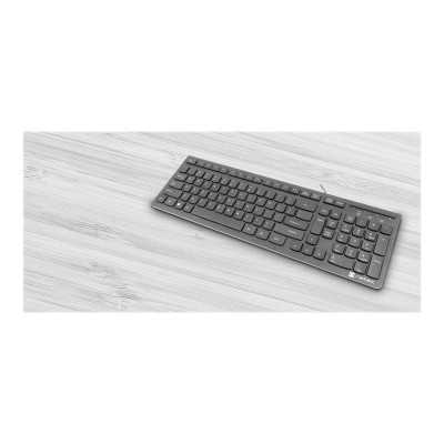 Natec Keyboard Discus 2 Slim Wired, US Layout, USB 2.0, Black