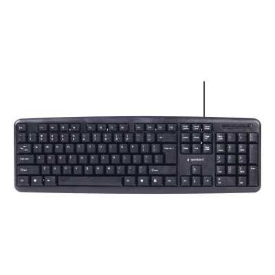 Gembird 4-in-1 Multimedia office set KBS-UO4-01 Keyboard, Mouse, Pad and Headset Set, Wired, Mouse included, US, Black