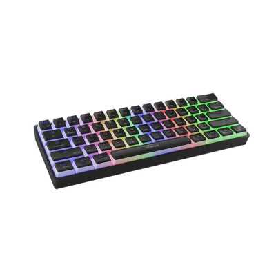 Genesis THOR 660 RGB Gaming keyboard, RGB LED light, US, Black, Wireless/Wired, Wireless connection, Gateron Red Switch