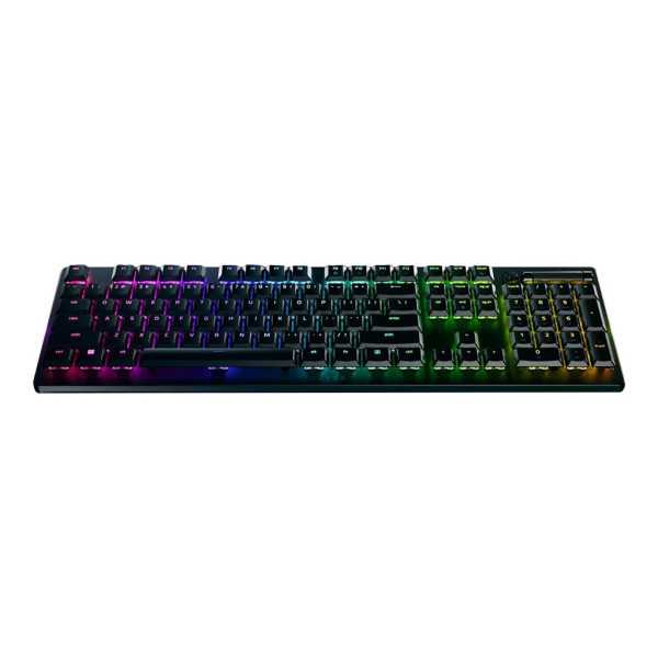 Razer Gaming Keyboard Deathstalker V2 Pro RGB LED lemputė, JAV, belaidė, juoda, optiniai jungikliai (linijiniai), skaičių klavia