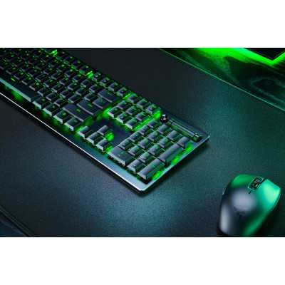 Razer Gaming Keyboard Deathstalker V2 Pro RGB LED light, US, Wireless, Black, Optical Switches (Linear), Numeric keypad