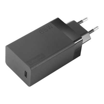 Lenovo Travel Adapter USB-C AC EU Black, Charger, 65 W