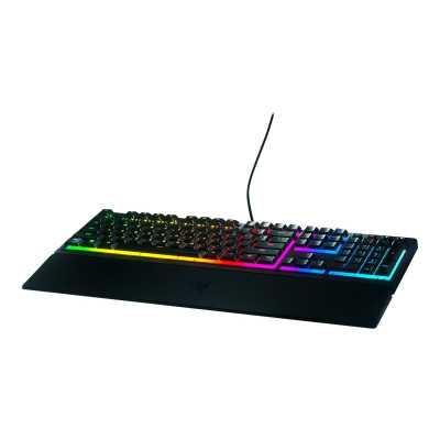 Razer Ornata V3 Gaming Keyboard, RGB LED light, US, Black, Wired, Mecha-Membrane