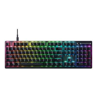 Razer Gaming Keyboard Deathstalker V2 RGB LED light, US, Wired, Black, Optical Switches (Linear), Numeric keypad