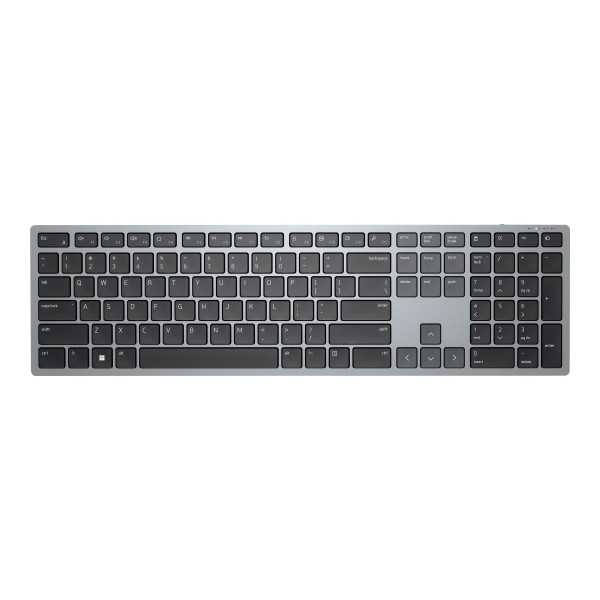 Dell Keyboard KB700 Wireless“, RU, 2,4 GHz, „Bluetooth 5.0“, „Titano pilka“