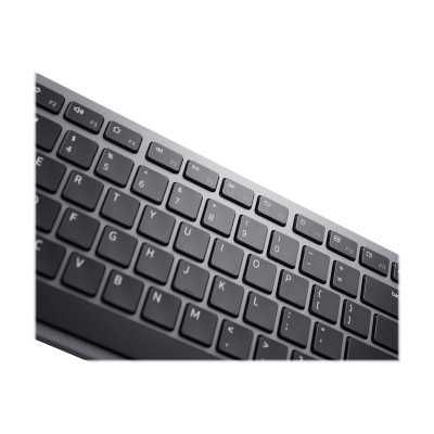 Dell Keyboard KB700 Wireless, RU, 2.4 GHz, Bluetooth 5.0, Titan Gray