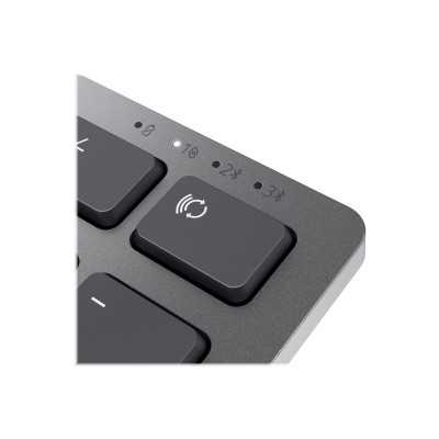 Dell Keyboard KB700 Wireless, RU, 2.4 GHz, Bluetooth 5.0, Titan Gray