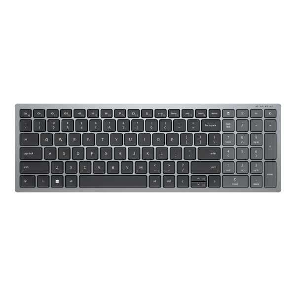 Dell Keyboard KB740 Wireless“, JAV, 2,4 GHz, „Bluetooth 5.0“, „Titano pilka“