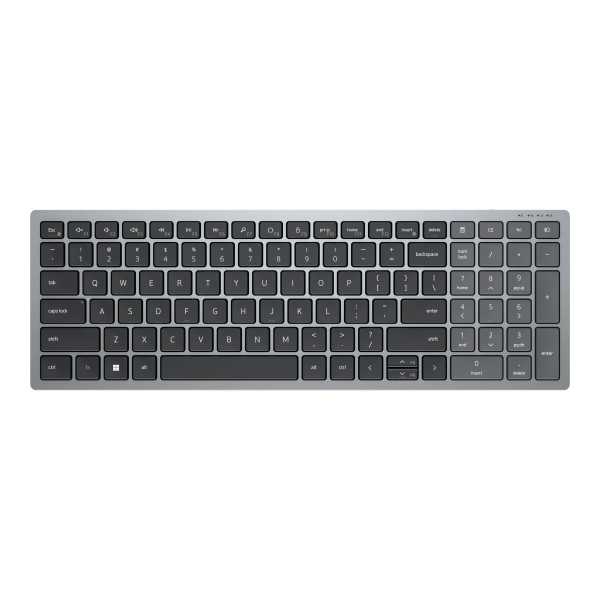 Dell Keyboard KB740 Wireless“, RU, 2,4 GHz, „Bluetooth 5.0“, „Titano pilka“