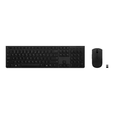 Lenovo Professional Wireless Rechargeable Keyboard and Mouse Combo Nordic Grey