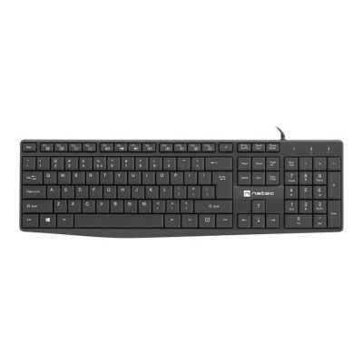 Natec Keyboard Nautilus NKL-1950 Wired, US, USB Type-A, Black