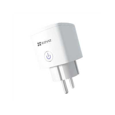 EZVIZ Smart Plug with Power Consumption Tracker (EU Standard) CS-T30-10B-E White