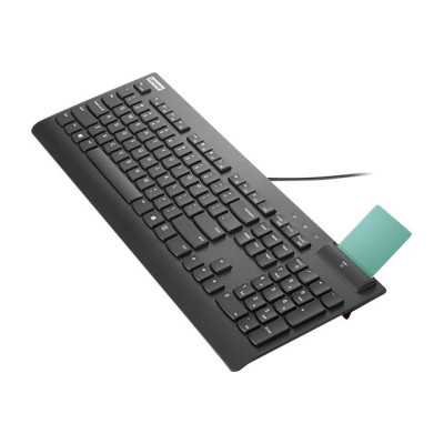 Lenovo Keyboard II Smartcard Black, USB