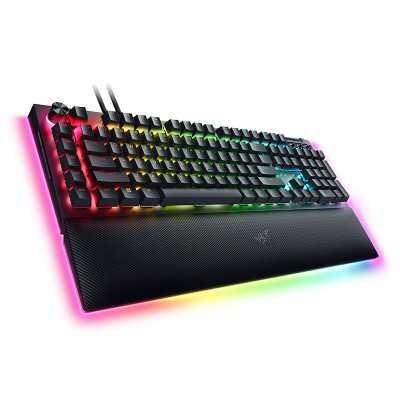 Razer Mechanical Gaming Keyboard BlackWidow V4 Pro RGB LED light, US, Wired, Black, Yellow Switches, Numeric keypad