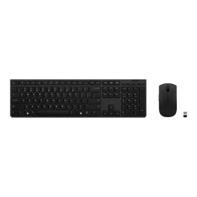 Lenovo Professional Wireless Rechargeable Keyboard and Mouse Combo (Lithuanian) Grey