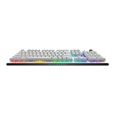 Dell Alienware Tri-Mode AW920K Wireless Gaming Keyboard, RGB LED light, US, Wireless, Lunar Light, Bluetooth, Numeric keypad, CH