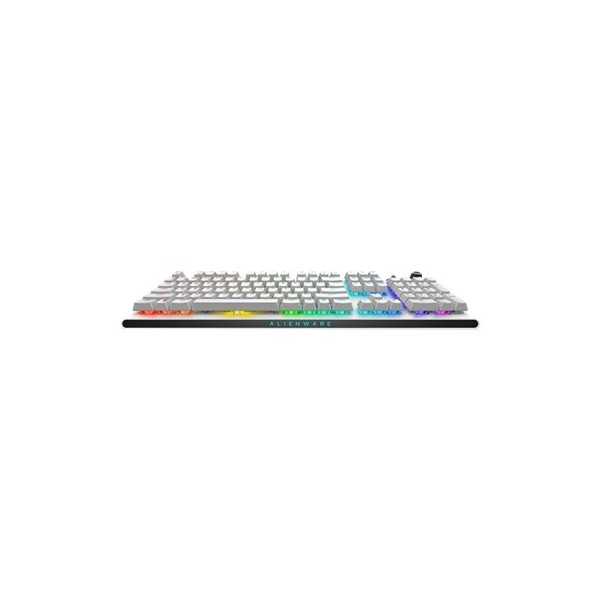 Dell Alienware Tri-Mode AW920K Wireless Gaming Keyboard, RGB LED light, US, Wireless, Lunar Light, Bluetooth, Numeric keypad, CH