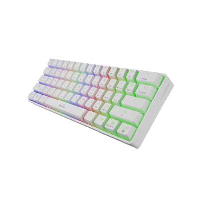 Genesis THOR 660 RGB, Mechanical Gaming Keyboard, RGB LED light, US, White, Wireless, USB Type-C, Bluetooth