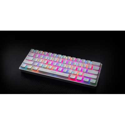 Genesis THOR 660 RGB, Mechanical Gaming Keyboard, RGB LED light, US, White, Wireless, USB Type-C, Bluetooth