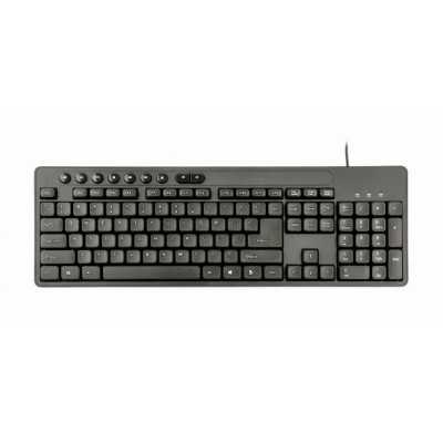 Gembird Multimedia desktop set KBS-UM-04 USB Keyboard, Wired, Mouse included, US, Black