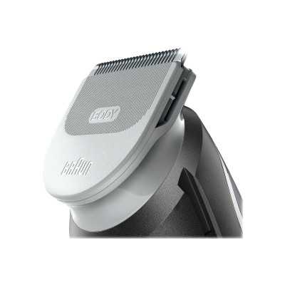 Braun Body Groomer BG3340 Cordless and corded, Operating time (max) 80 min, NiMH, Black/Grey