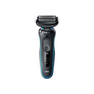 Braun Shaver 51-M4500cs Operating time (max) 50 min, Wet & Dry, Black/Blue