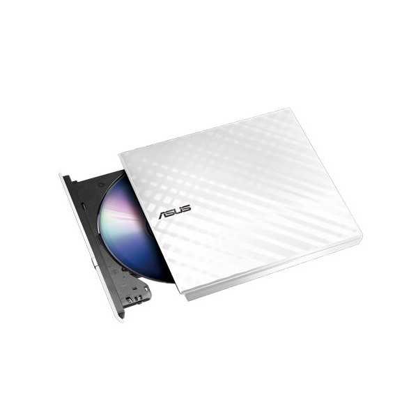 Asus SDRW-08D2S-U Lite sąsaja USB 2.0, DVD RW, CD skaitymo greitis 24 x, CD įrašymo greitis 24 x, baltas, stalinis / nešiojamasi