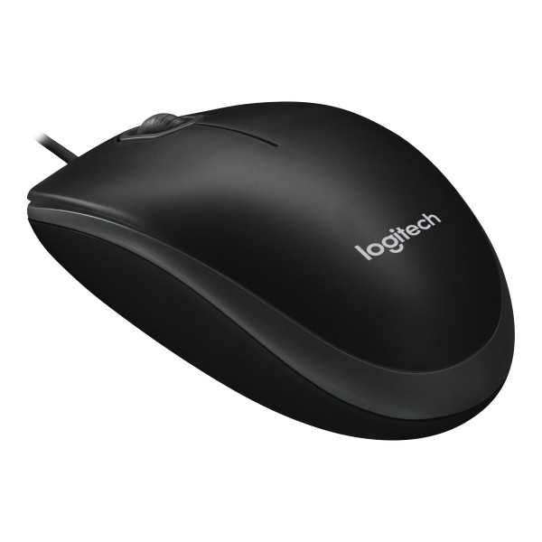 Logitech Mouse B100 laidinė, juoda