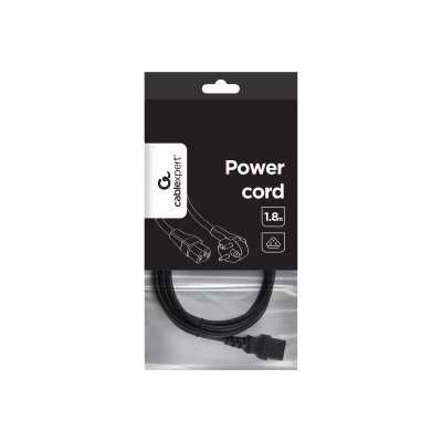 Cablexpert Power cord (C13), VDE approved 1.8 m