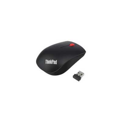 Lenovo ThinkPad Essential Mouse Wireless, Black, Wireless connection, Optical, No, Yes