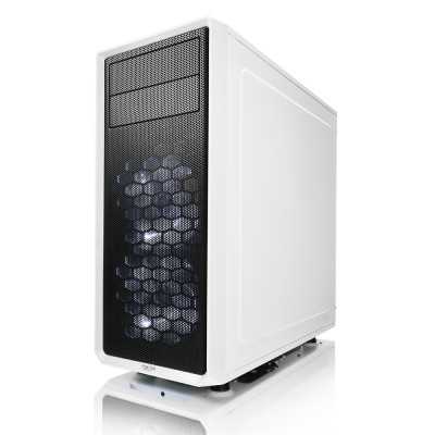 Fractal Design Focus G FD-CA-FOCUS-WT-W Side window, Left side panel - Tempered Glass, White, ATX, Power supply included No