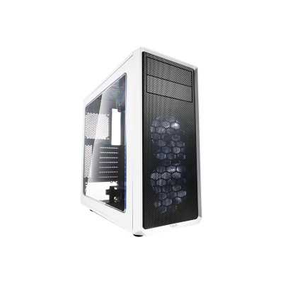 Fractal Design Focus G FD-CA-FOCUS-WT-W Side window, Left side panel - Tempered Glass, White, ATX, Power supply included No