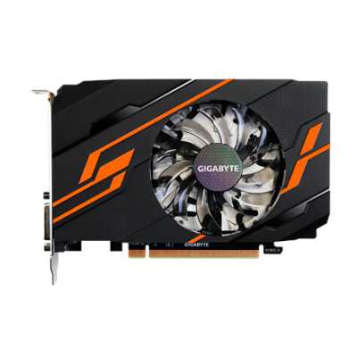 Gigabyte NVIDIA, 2 GB, GeForce GT 1030, GDDR5, PCI Express 3.0, Cooling type Active, Processor frequency 1265 MHz, DVI-D ports q