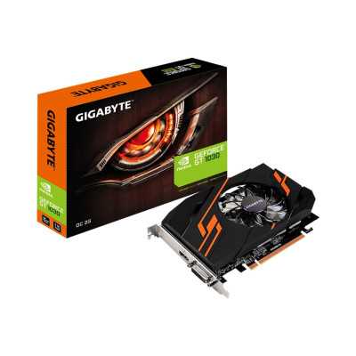 Gigabyte NVIDIA, 2 GB, GeForce GT 1030, GDDR5, PCI Express 3.0, Cooling type Active, Processor frequency 1265 MHz, DVI-D ports q