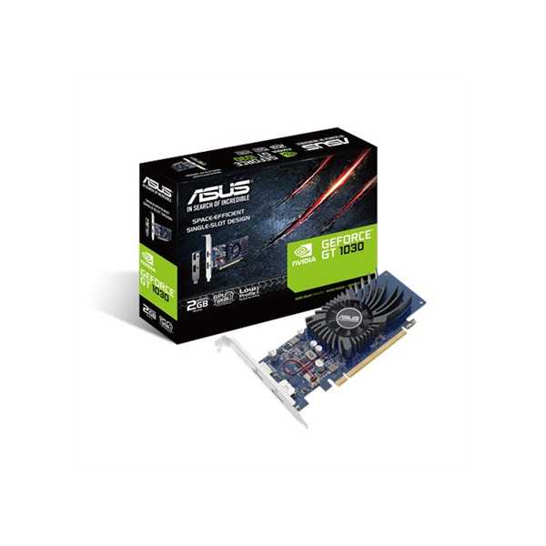 Asus NVIDIA, 2 GB, GeForce GT 1030, GDDR5, procesoriaus dažnis 1266 MHz, HDMI prievadų kiekis 1, PCI Express 3.0, atminties laik