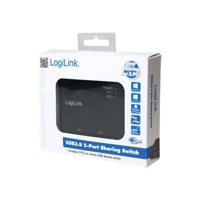 LOGILINK UA0216, USB 3.0 Switch 2-Port