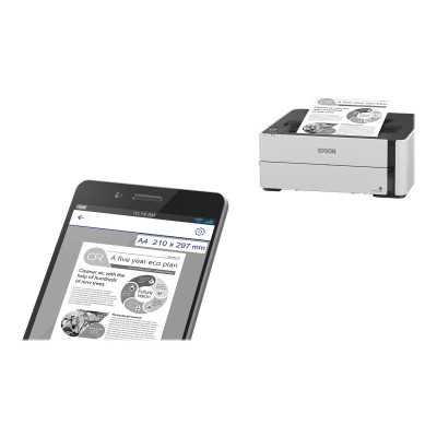 Epson Printer EcoTank M1180 Mono, Inkjet, A4, Wi-Fi, Grey